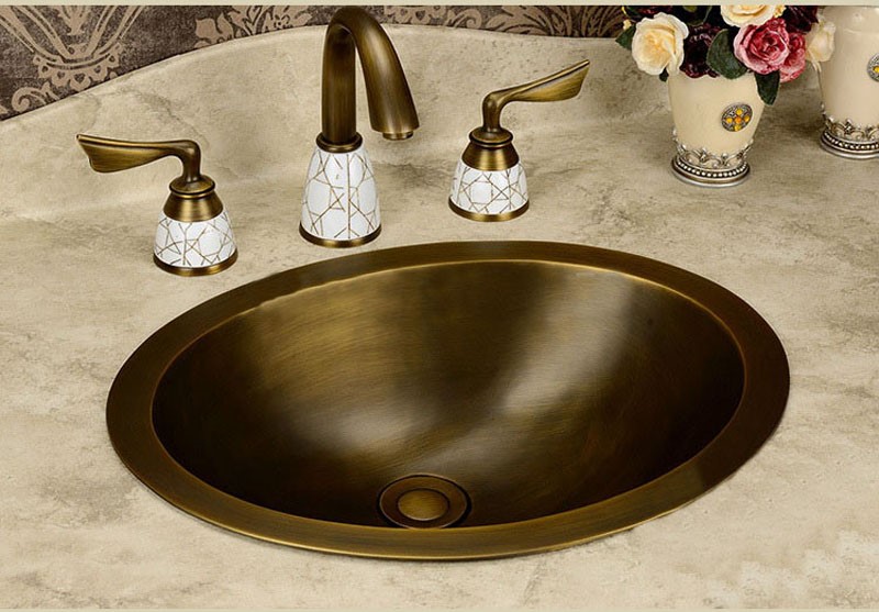 antique bronze bathroom sink drains